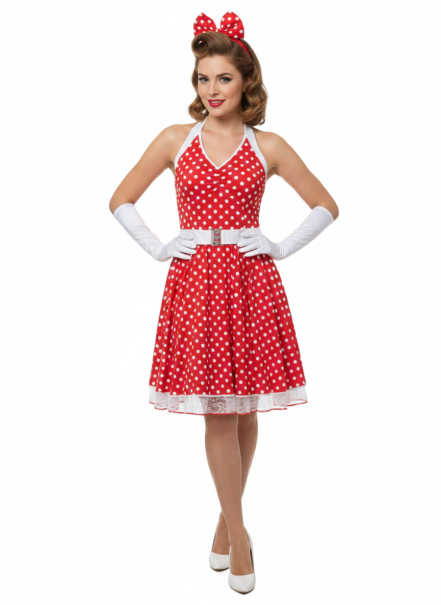 Vestido Vermelho Anos 60