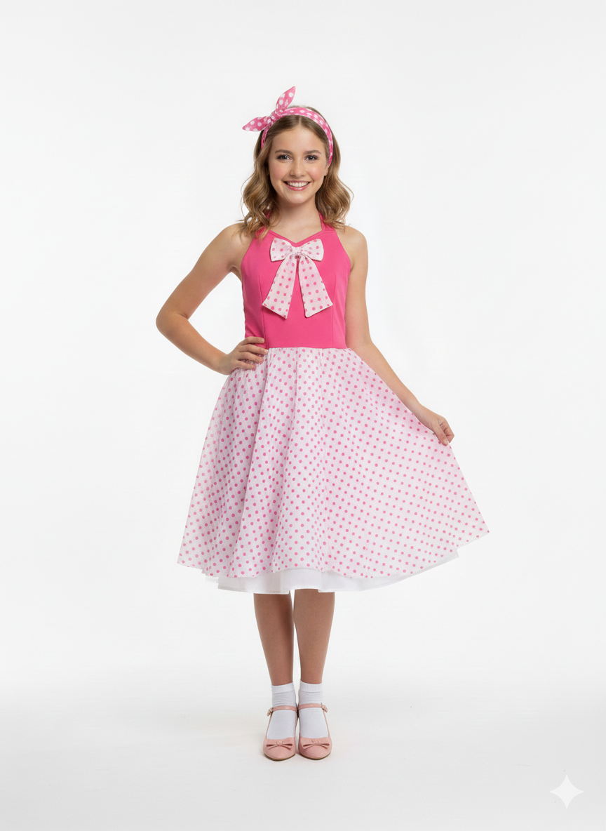 Vestido Poá Juvenil