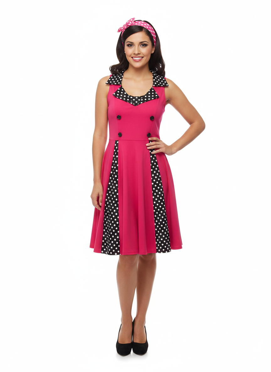 Vestido Poá Tradicional 